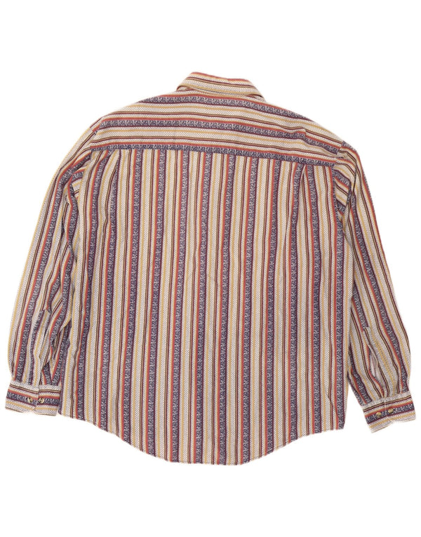 HENRY MORELL Mens Shirt Size 43/44 XL Multicoloured Striped