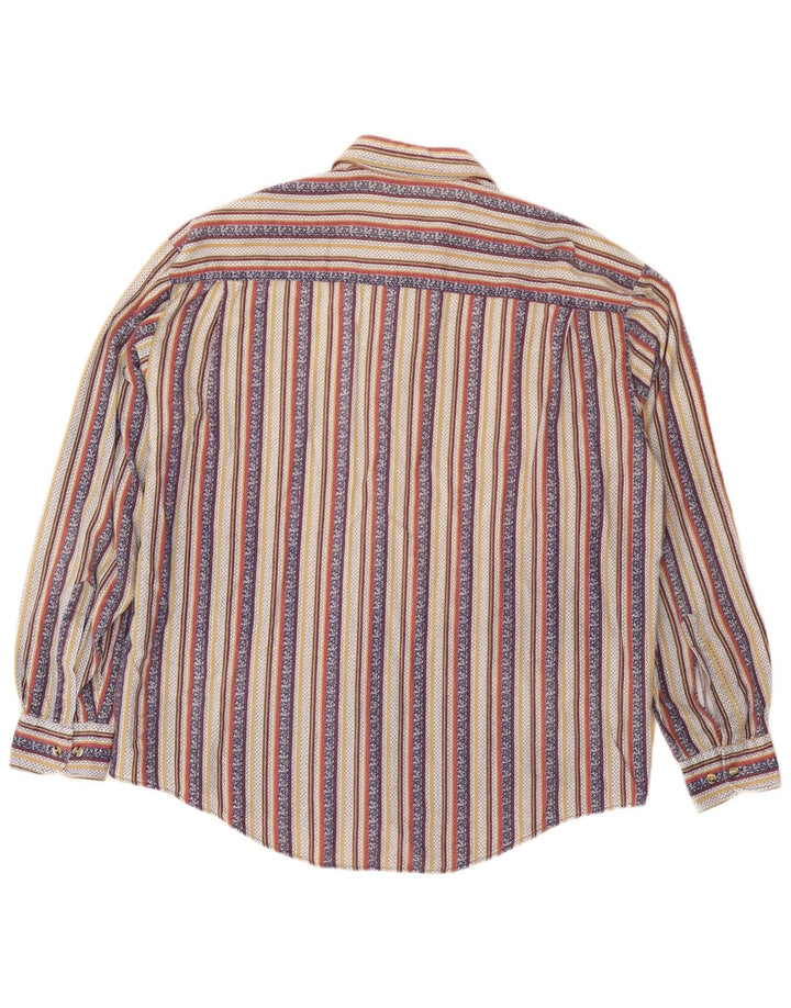 HENRY MORELL Mens Shirt Size 43/44 XL Multicoloured Striped