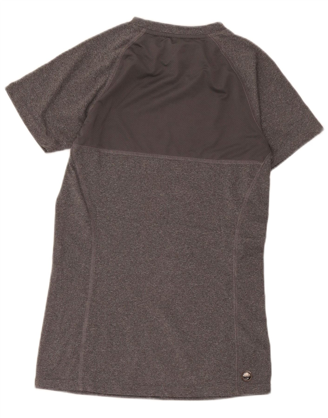 Ellesse Womens Graphic T-Shirt Top UK 10 Small Grey Polyester