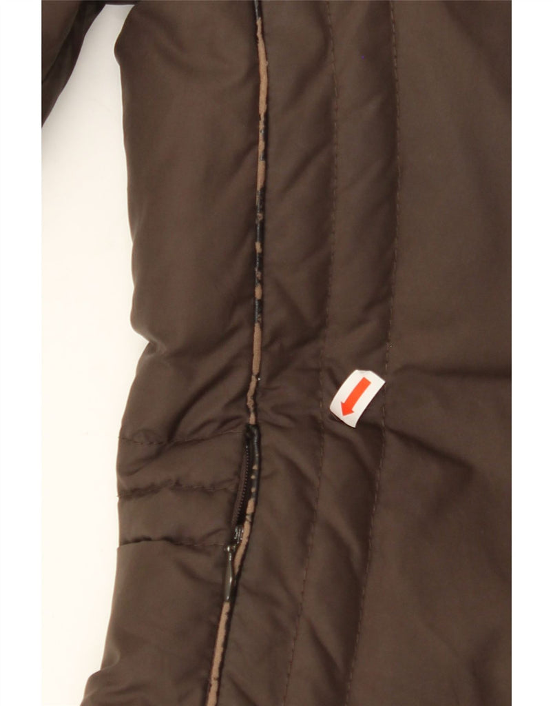 MONCLER Womens Padded Jacket Size 1 Small Brown Polyester Vintage Moncler and Second-Hand Moncler from Messina Hembry 