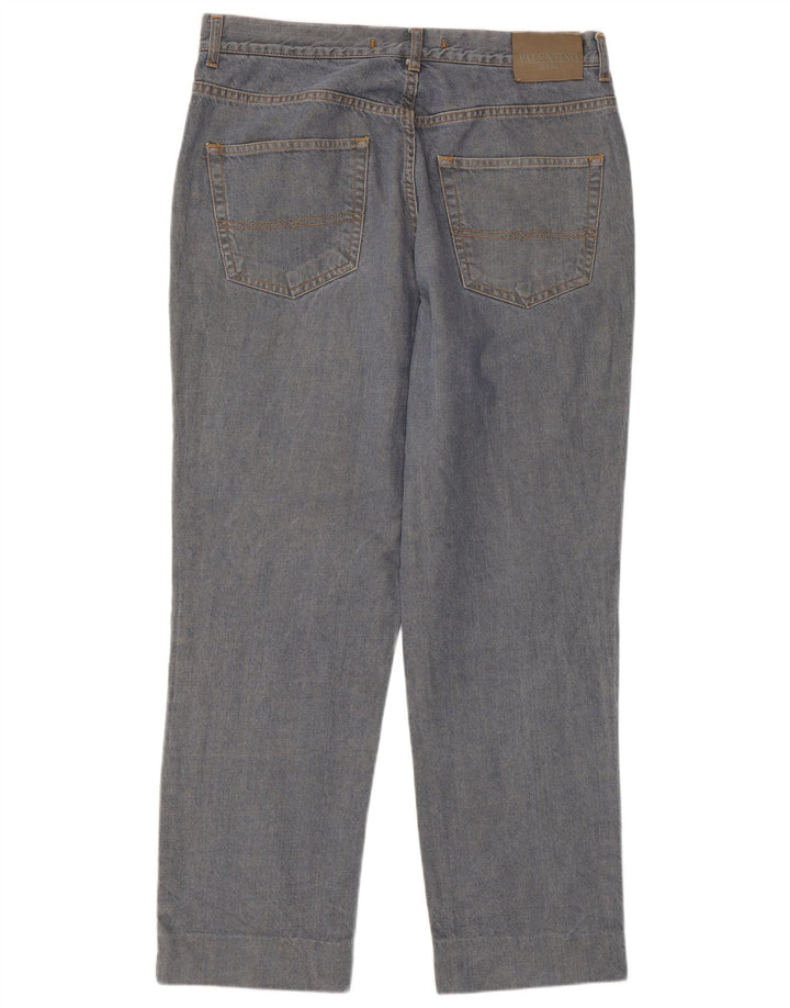 VALENTINO Mens Straight Jeans W38 L29 Blue
