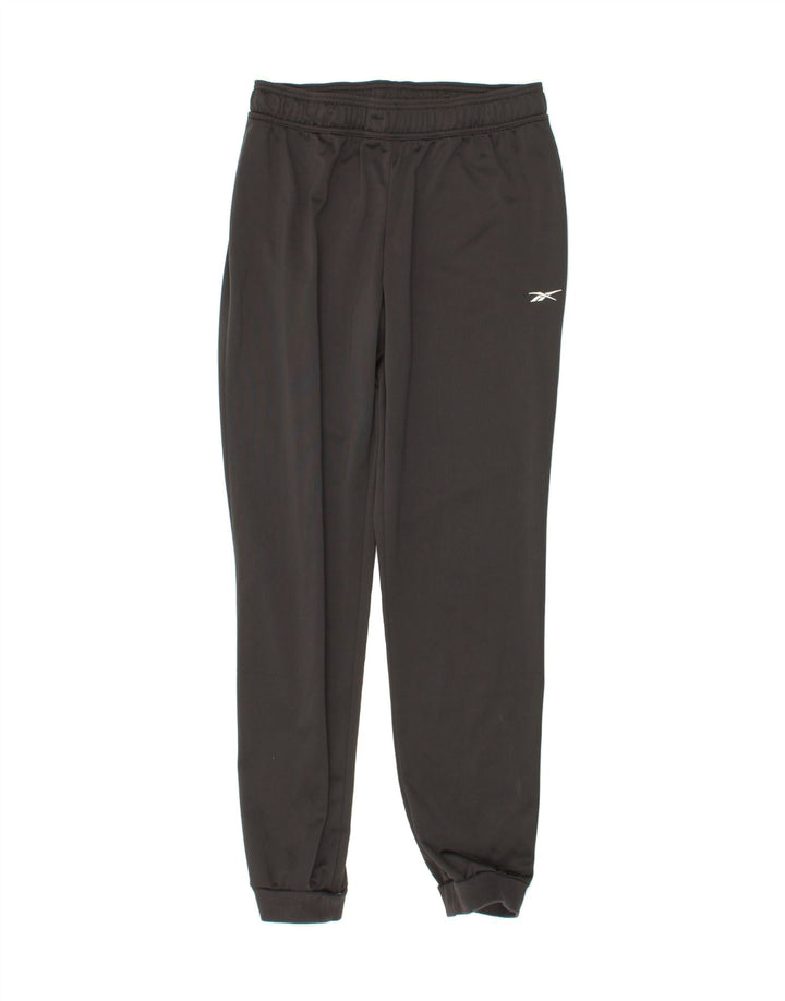 REEBOK Womens Tracksuit Trousers Joggers UK 8/10 Small Grey Polyester Vintage Reebok and Second-Hand Reebok from Messina Hembry 
