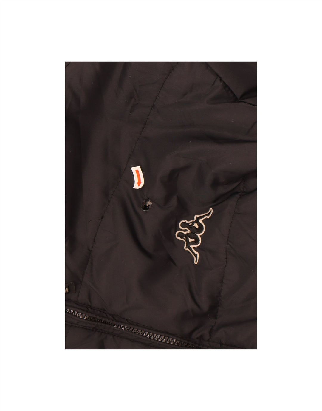 KAPPA Mens Padded Jacket UK 40 Large Black Polyamide Vintage Kappa and Second-Hand Kappa from Messina Hembry 
