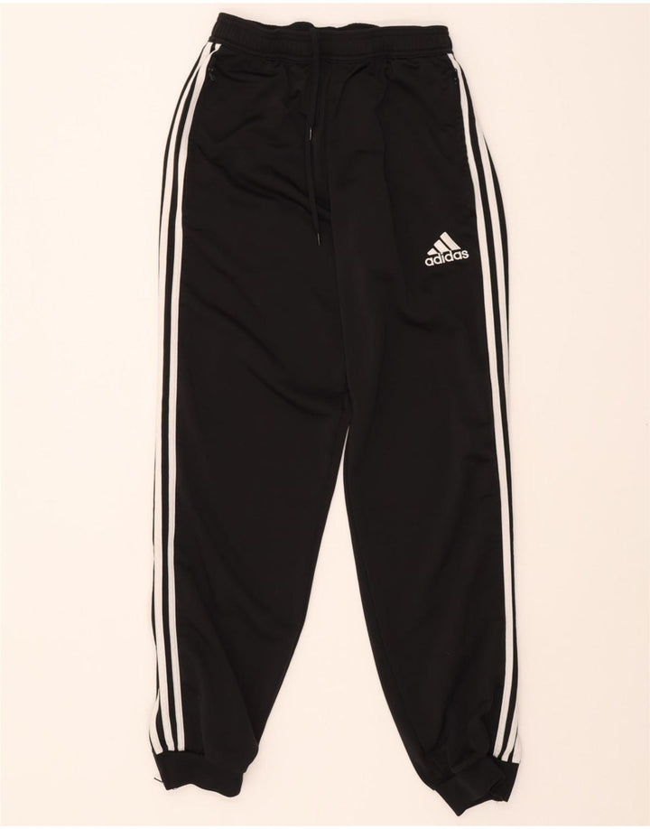 ADIDAS Mens Tracksuit Trousers Joggers Small  Black Polyester Vintage Adidas and Second-Hand Adidas from Messina Hembry 