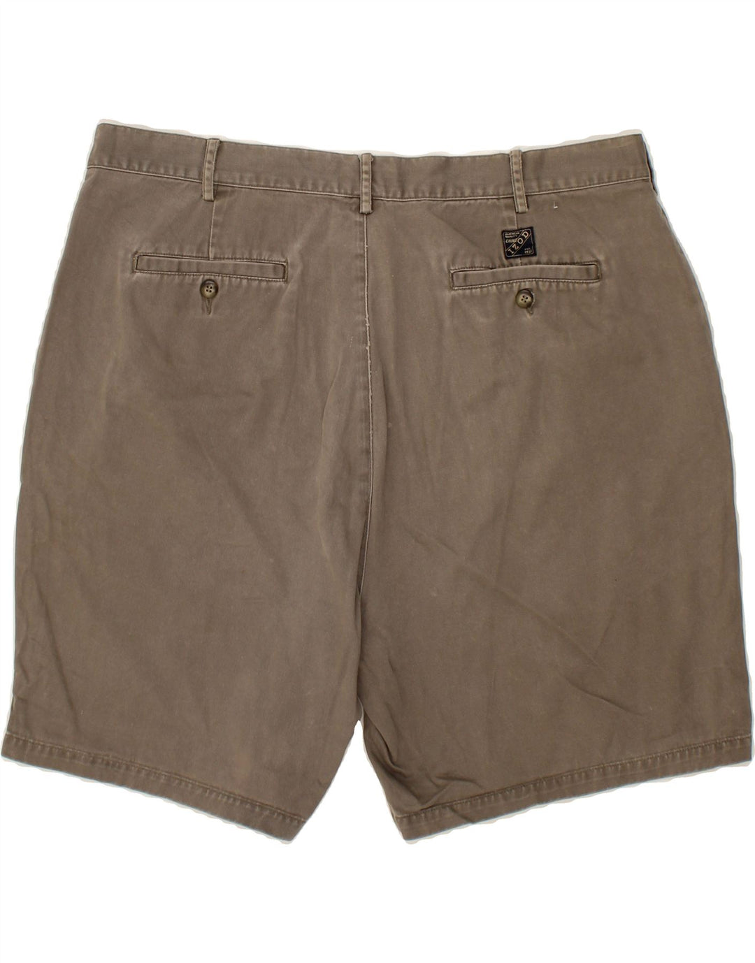 IZOD Mens Chino Shorts W40 XL Grey Cotton Vintage Izod and Second-Hand Izod from Messina Hembry 