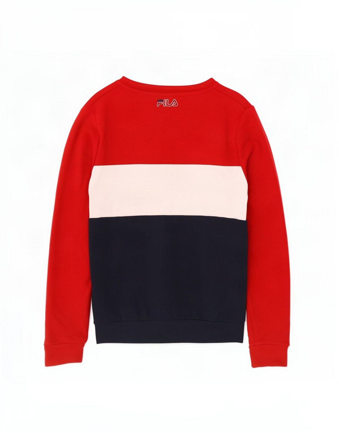 Fila Womens Sweatshirt Jumper UK 14 Medium Multicoloured Colourblock