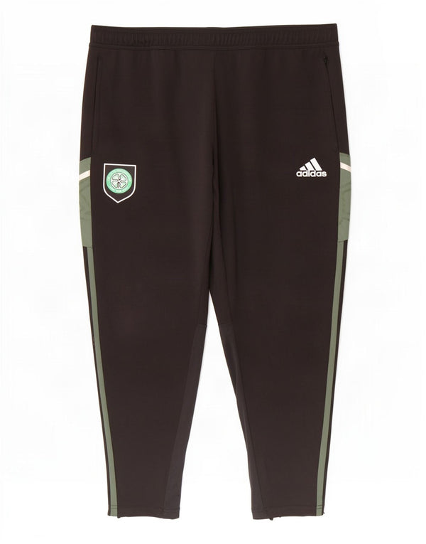Adidas Mens The Celtic Football Club Tracksuit Trousers XL Black