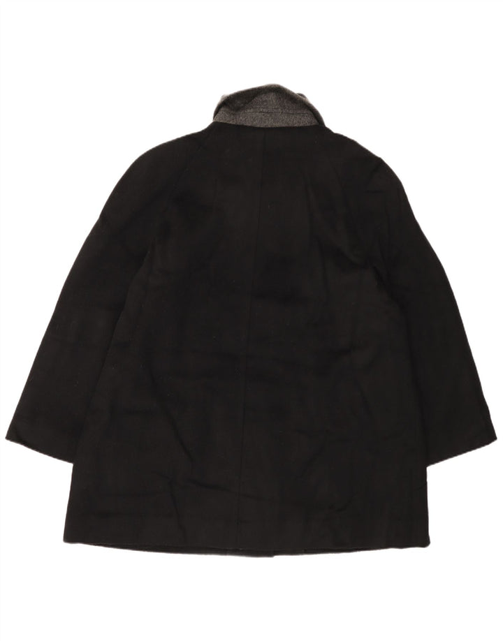 LONDON FOG Womens Overcoat US 18 2XL Black Wool