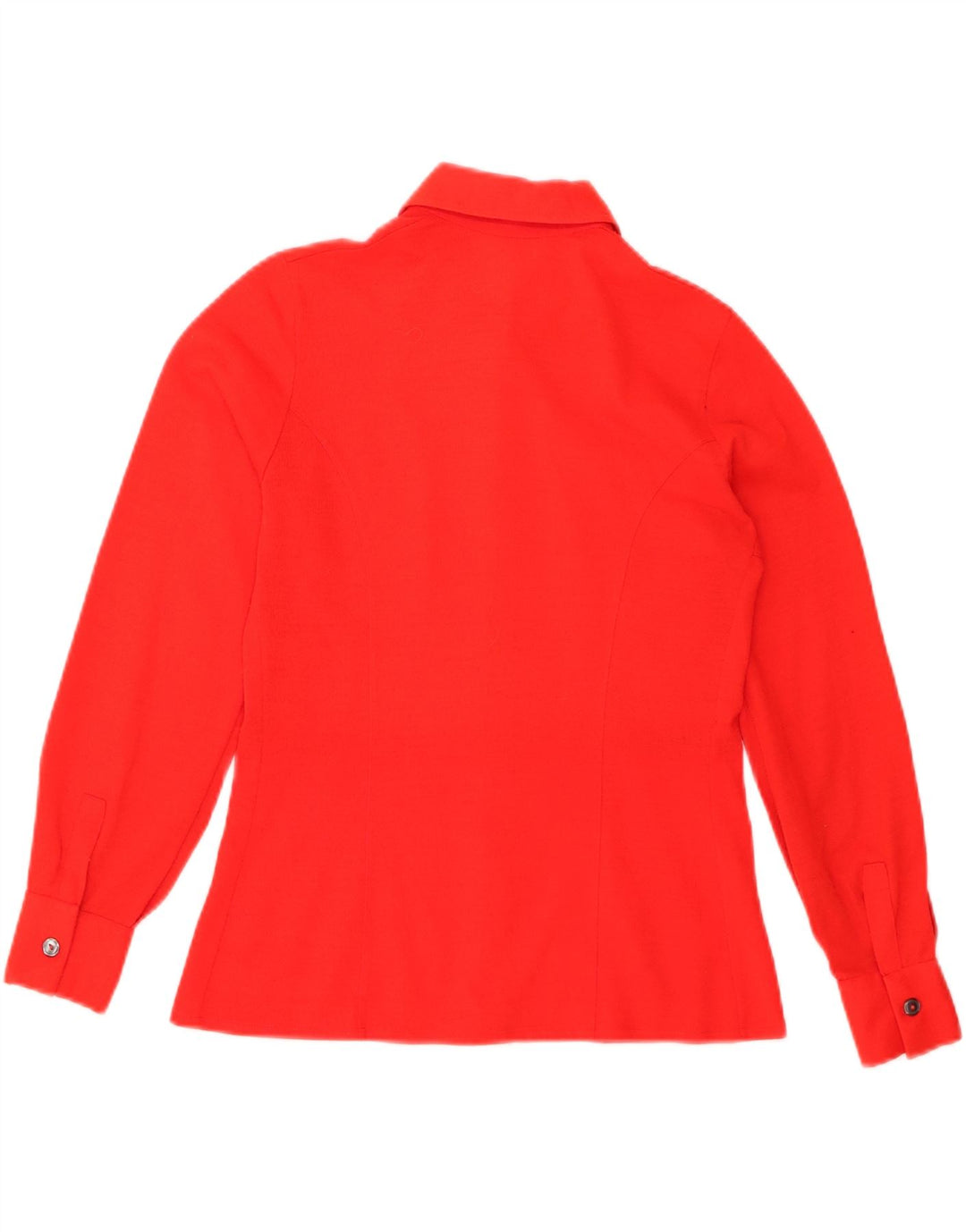 VINTAGE Womens Shirt Blouse UK 12 Medium Red