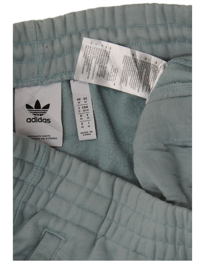 Adidas Mens Tracksuit Trousers Joggers Medium Blue Cotton