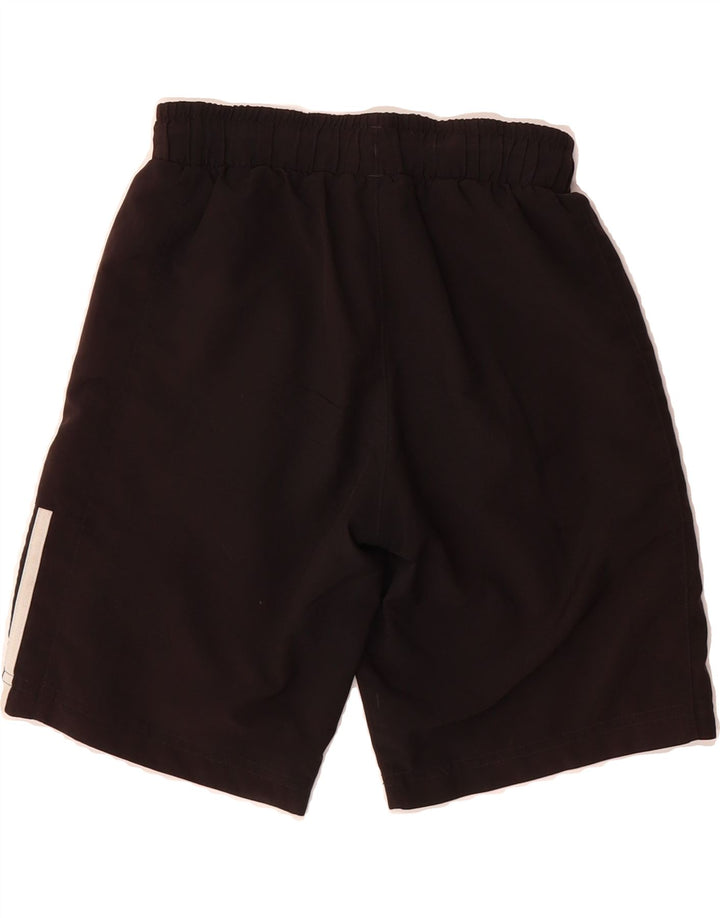 ADIDAS Boys Climalite Sport Shorts 9-10 Years Black Polyester Vintage Adidas and Second-Hand Adidas from Messina Hembry 