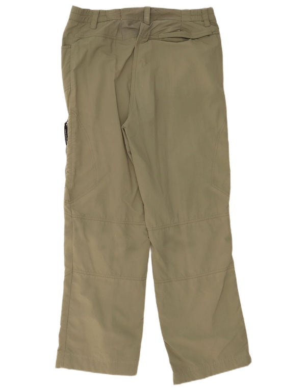 JACK WOLFSKIN Mens Travel Straight Cargo Trousers Large W34 L30 Khaki