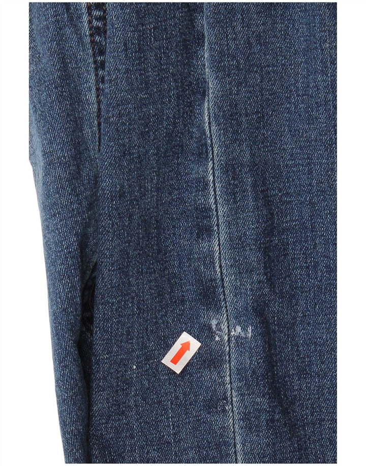 HOLLISTER Mens Slim Straight Jeans W32 L32 Blue Cotton