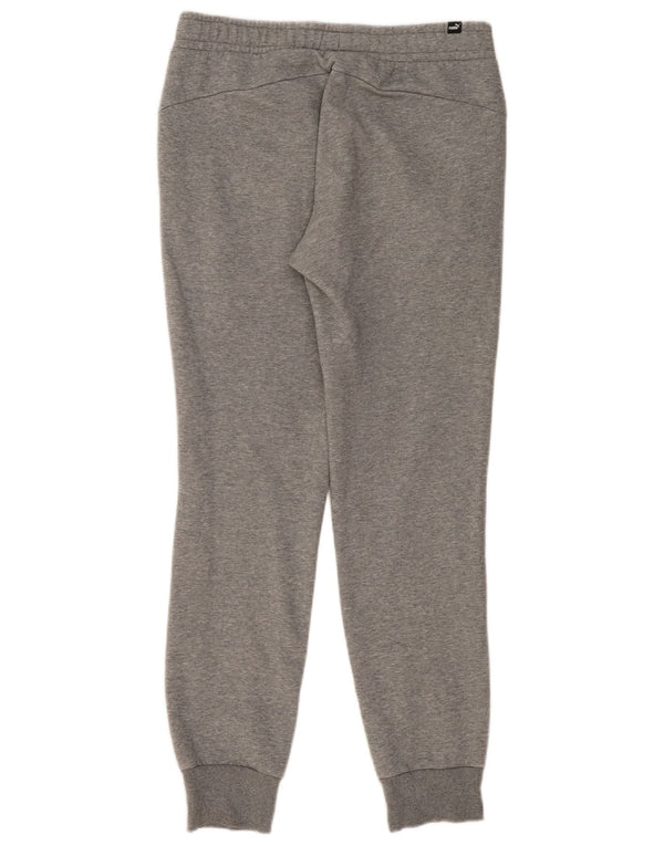 PUMA Womens Tracksuit Trousers Joggers Medium  Grey Flecked Cotton