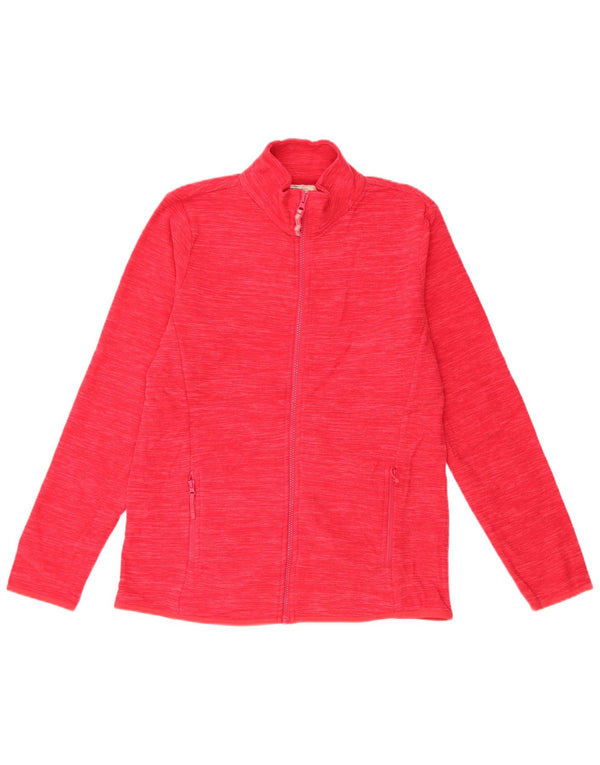 Mountain Warehouse Womens Fleece Jacket UK 14 Large Pink Polyester