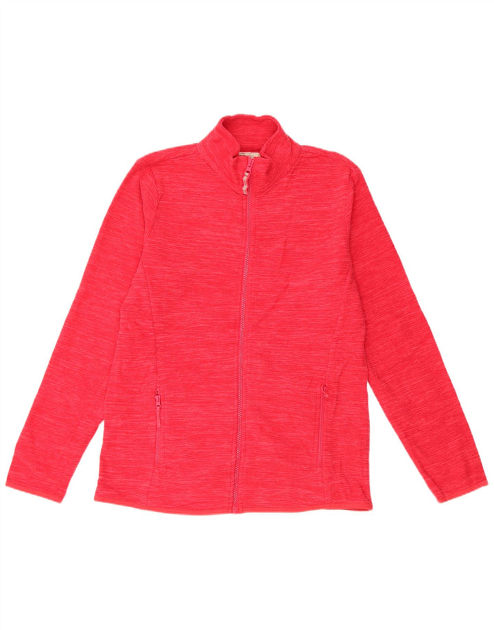 Mountain Warehouse Womens Fleece Jacket UK 14 Large Pink Polyester