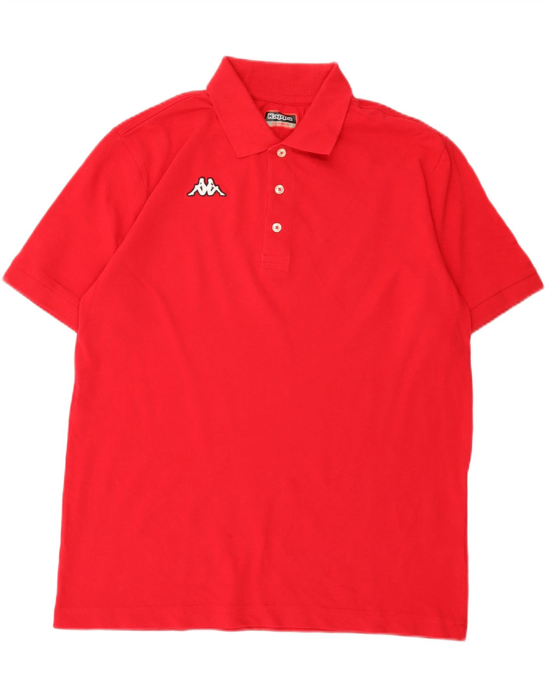 Kappa Mens Polo Shirt XL Red