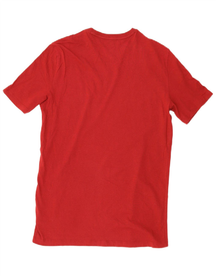 Armani Exchange Mens Graphic T-Shirt Top Medium Red Cotton