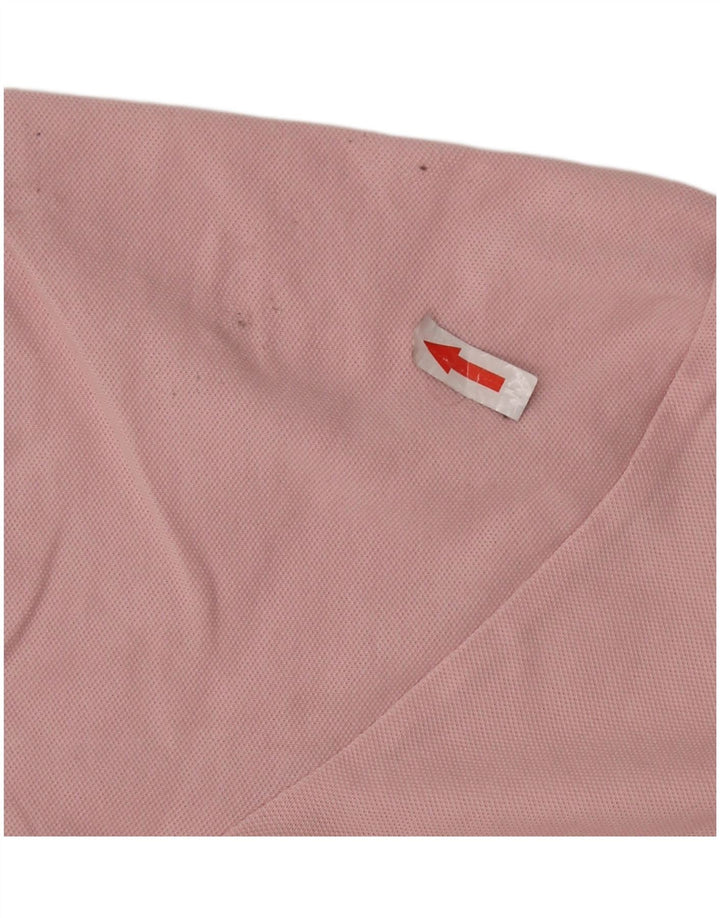 GANT Mens Polo Shirt Medium Pink Cotton
