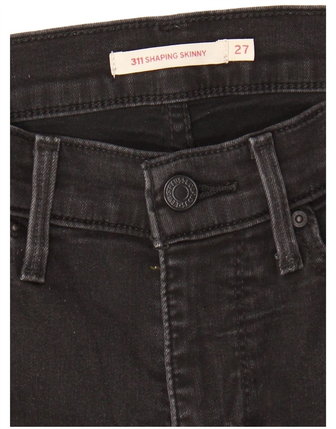 LEVI'S Womens 311 Shaping Skinny Jeans W27 L26 Black