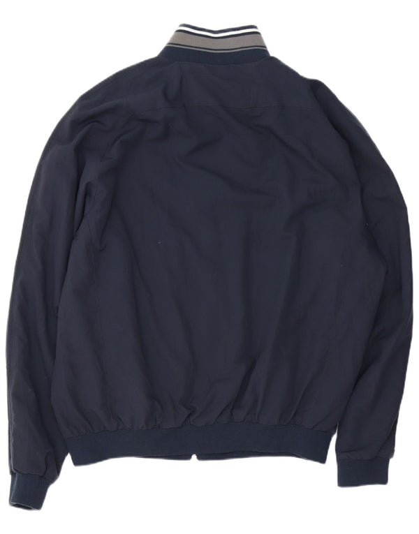 CHAMPION Mens Tracksuit Top Jacket 2XL Navy Blue Polyester