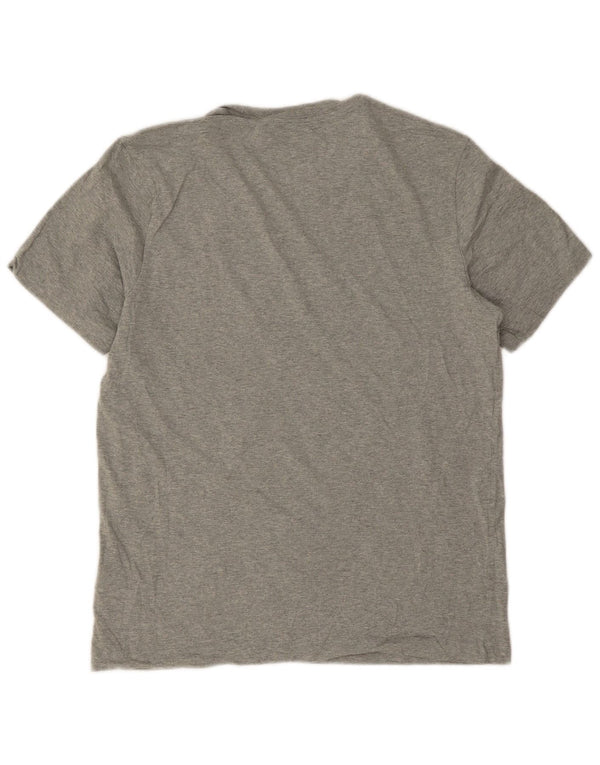Nike Mens T-Shirt Top Medium Grey Flecked Cotton