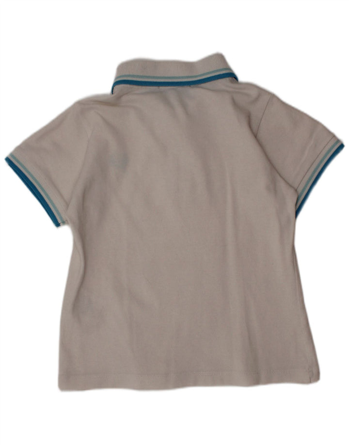 Fred Perry Boys Polo Shirt 3-4 Years Off White Cotton