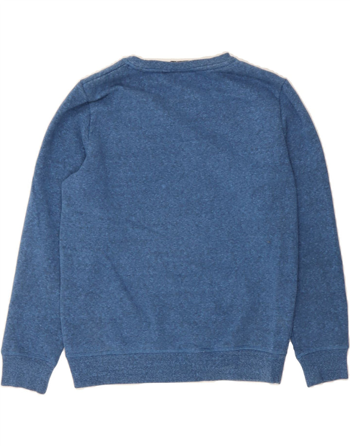 ANIMAL Boys Graphic Sweatshirt Jumper 11-12 Years Blue Polyester Vintage Animal and Second-Hand Animal from Messina Hembry 