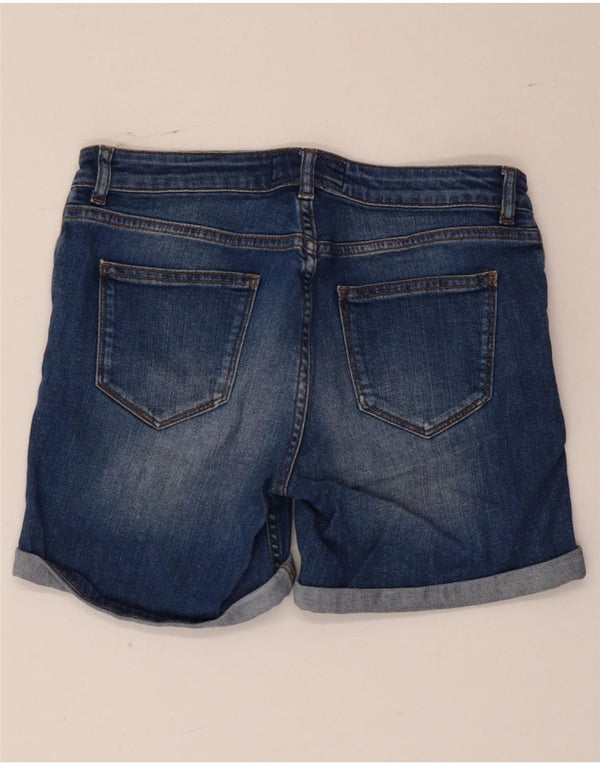 Fat Face Womens Denim Shorts UK 8 Small W28 Blue Cotton
