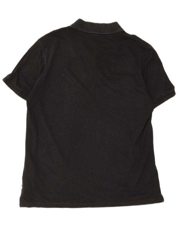 Hugo Boss Mens Polo Shirt XL Black Cotton