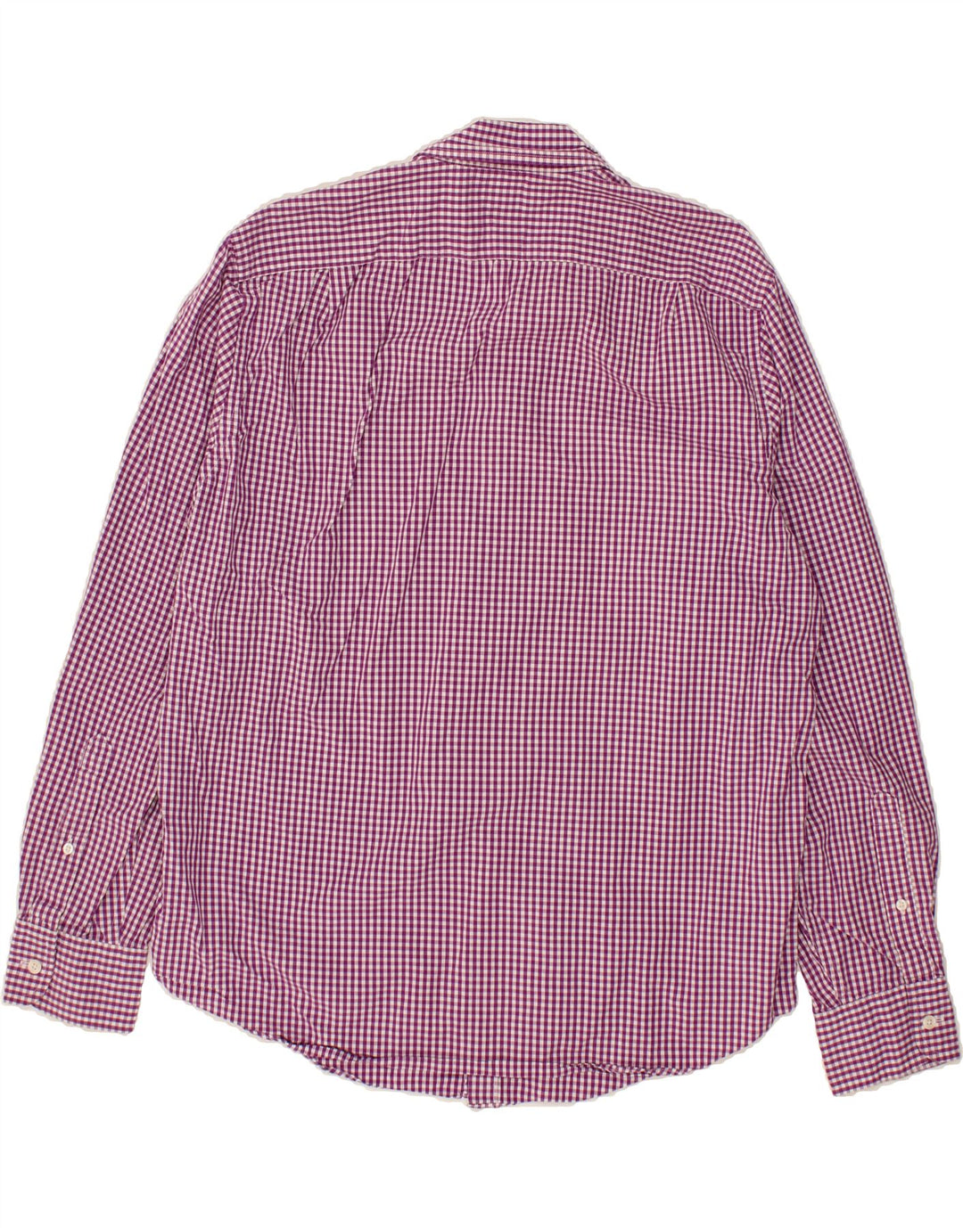 J. CREW Mens Shirt Large Pink Gingham Cotton Vintage J. Crew and Second-Hand J. Crew from Messina Hembry 