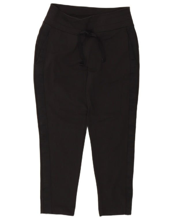 ATHLETA Womens Tracksuit Trousers UK 6 XS  Black Nylon