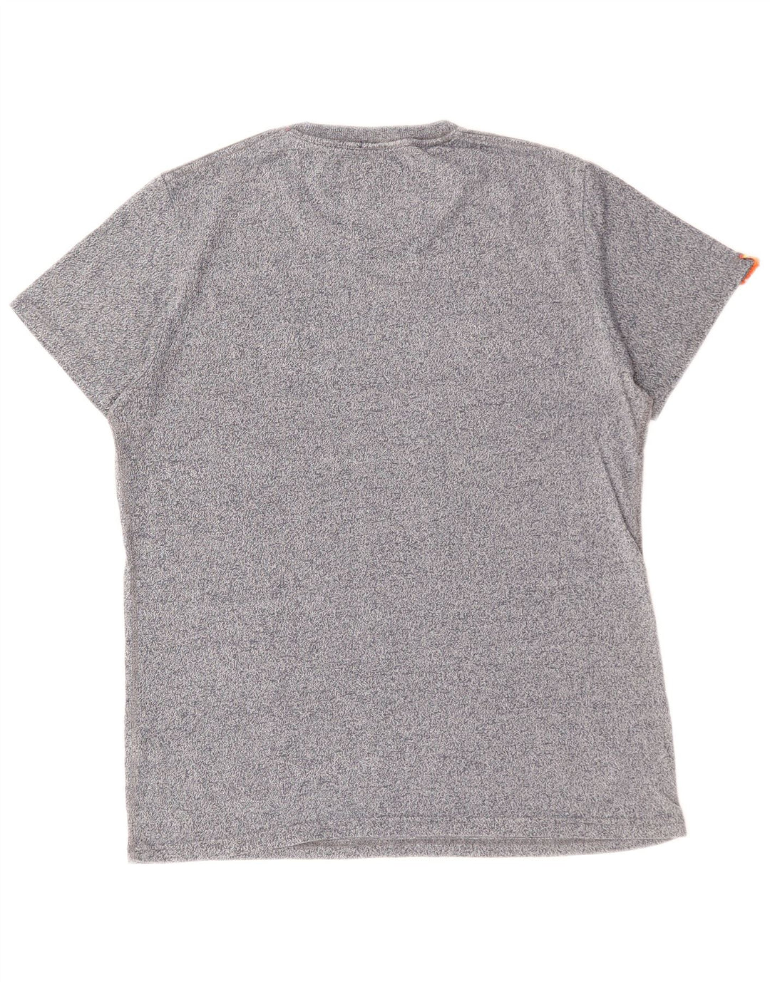 SUPERDRY Mens T-Shirt Top 2XL Grey Flecked Cotton