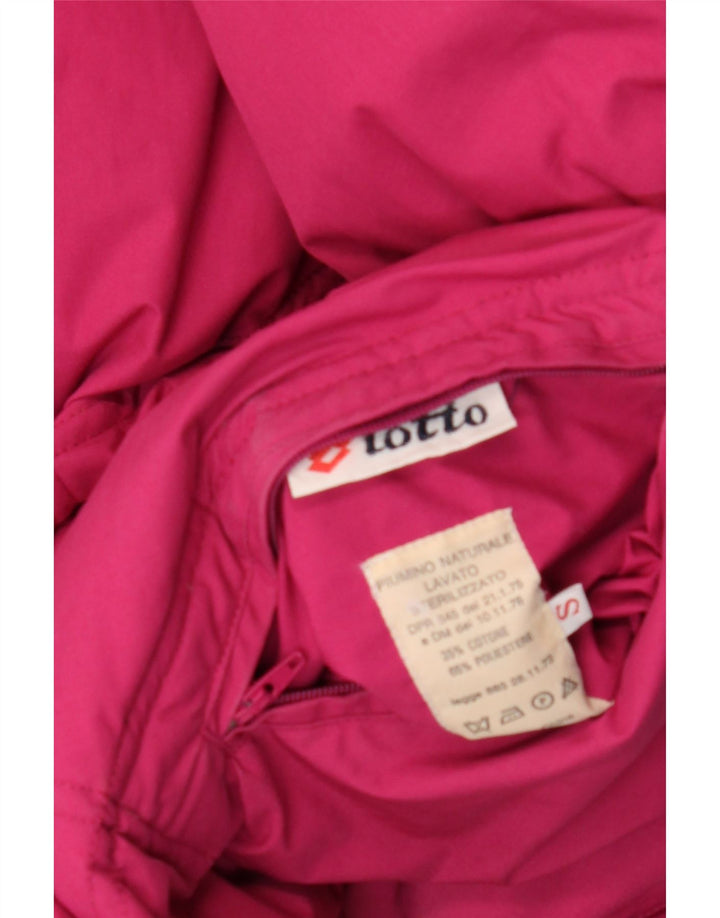 Lotto Mens Reversible Padded Jacket UK 36 Small Navy Blue Polyester