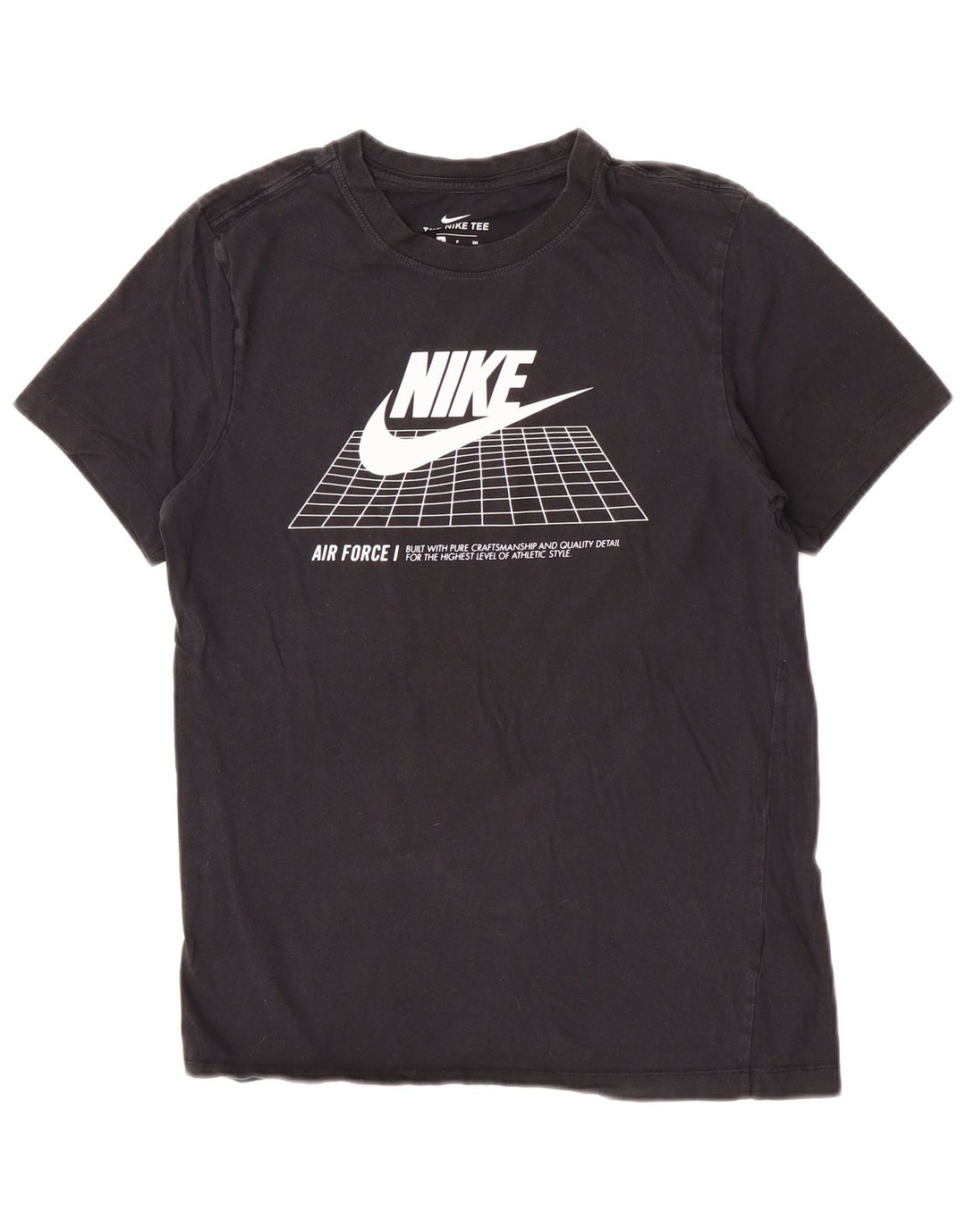 Nike Mens Graphic T-Shirt Top Small Black Cotton