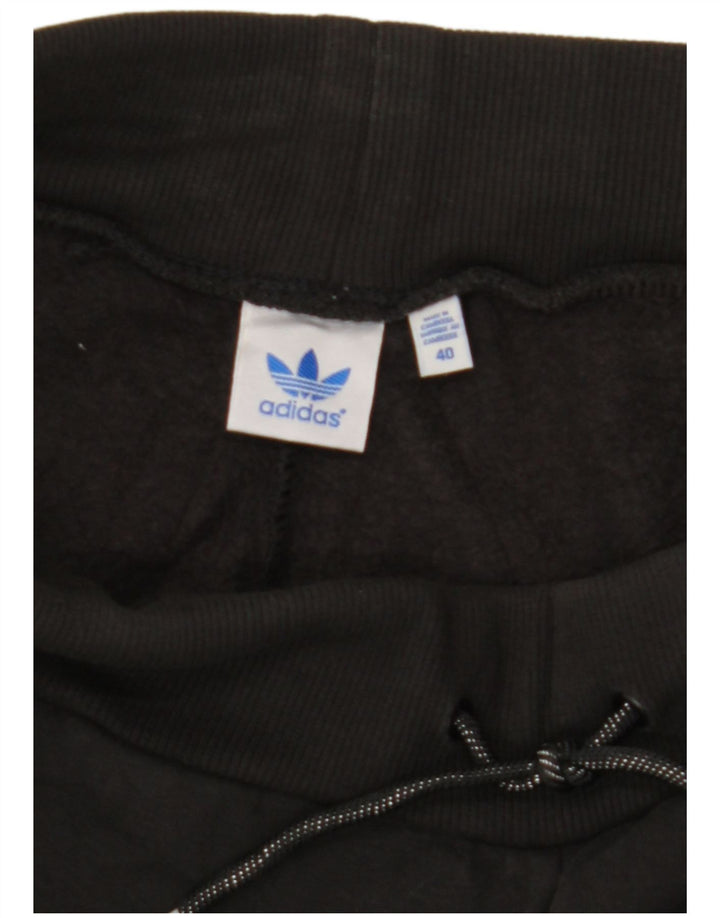 ADIDAS Womens Bermuda Sport Shorts EU 40 Medium  Black Cotton