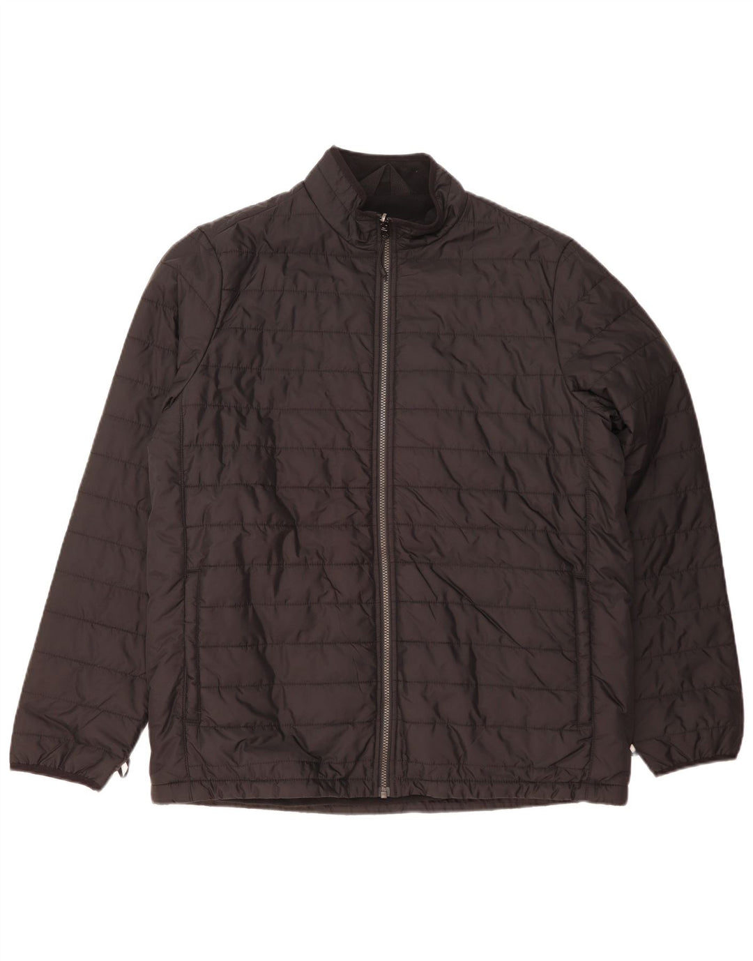 Marks & Spencer Mens Liner Padded Jacket UK 42 XL Black Polyamide