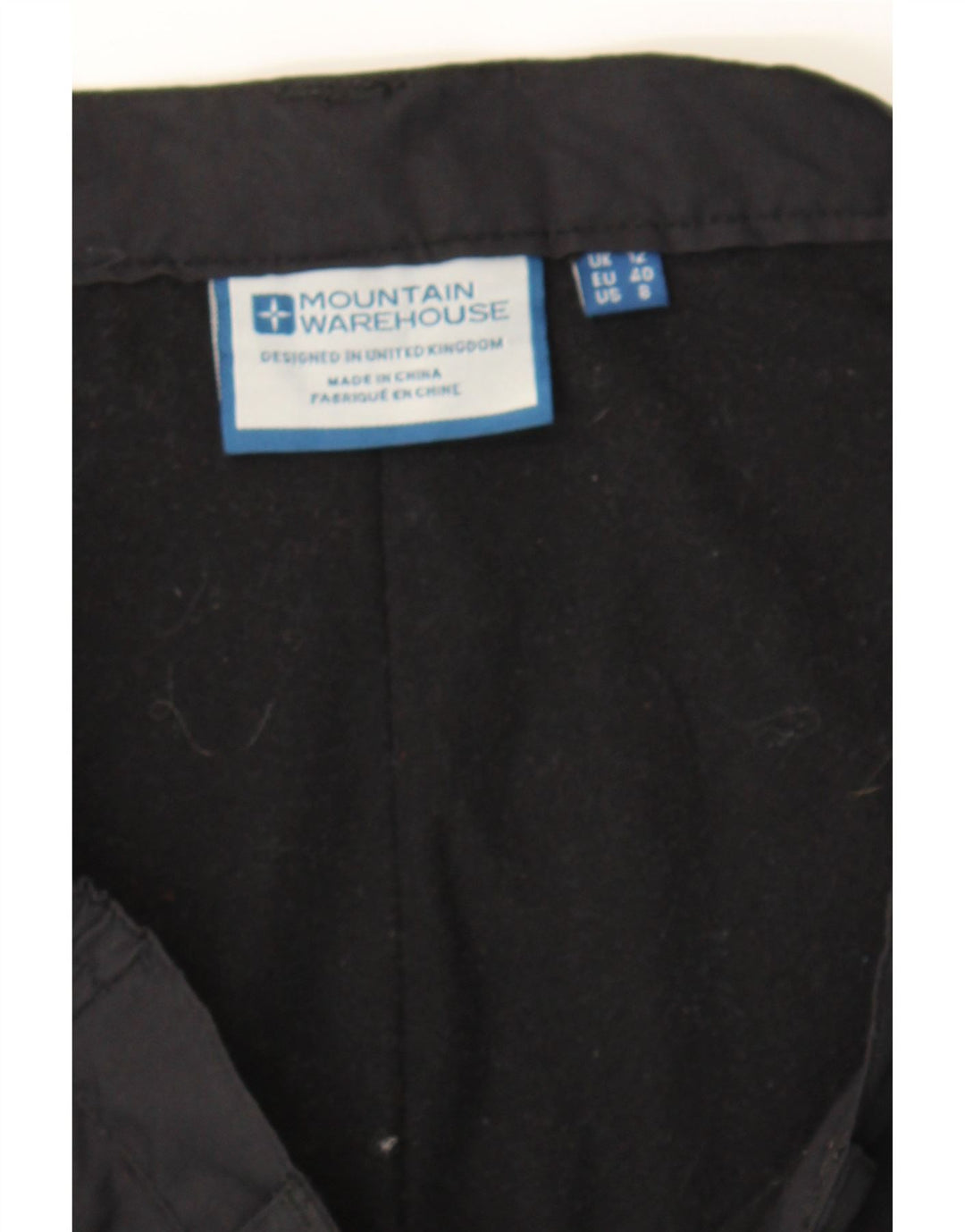 MOUNTAIN WAREHOUSE Womens Cargo Trousers UK 12 Medium W30 L31 Black Vintage Mountain Warehouse and Second-Hand Mountain Warehouse from Messina Hembry 