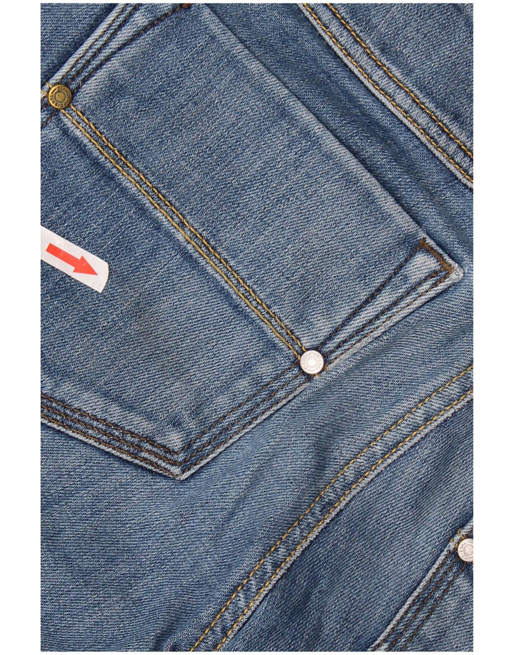 DIESEL Womens Reckfly Straight Jeans W29 L32 Blue Cotton