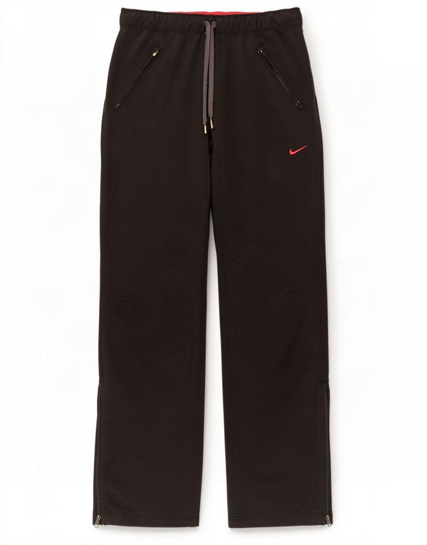 Nike Womens Dri Fit Tracksuit Trousers UK 12 Medium Black