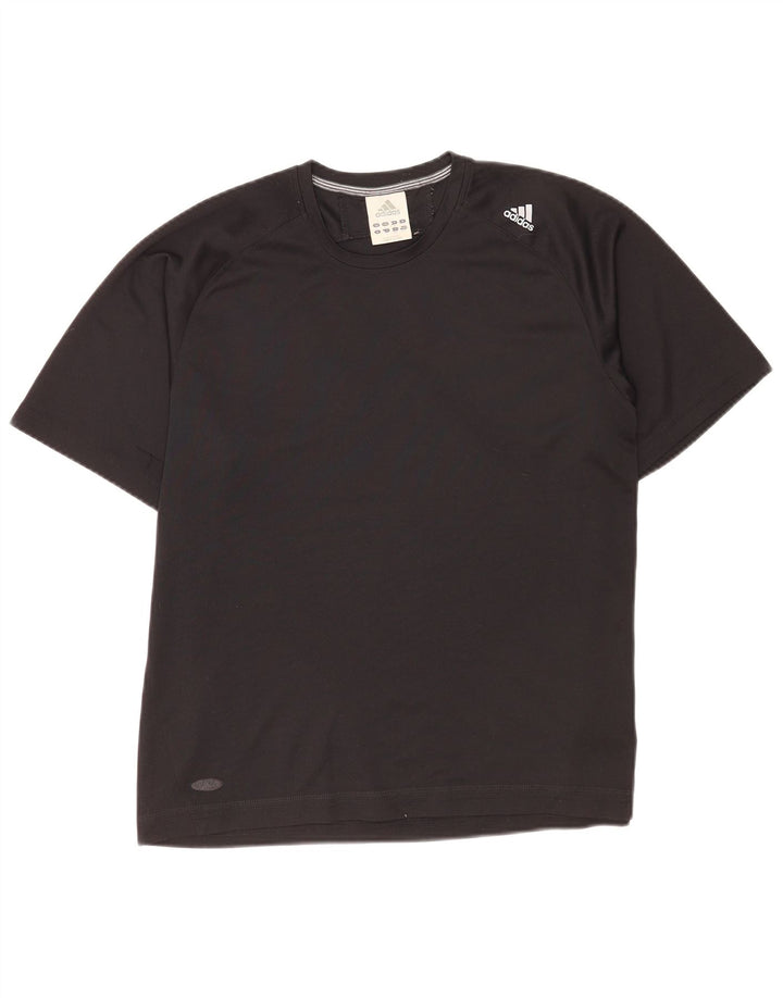 Adidas Mens T-Shirt Top Large Black Polyester