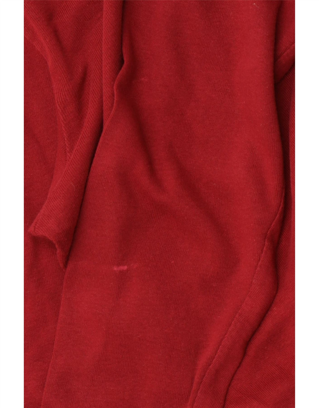 LEE Womens Top Long Sleeve UK 16 Large Red Cotton
