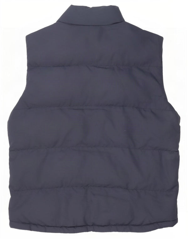 Crew Clothing Womens Padded Gilet UK 12 Medium Navy Blue Polyester