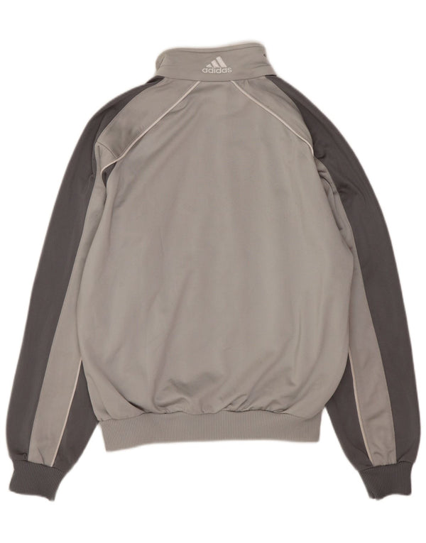 Adidas Boys 11-12 Years Grey Colourblock Polyester