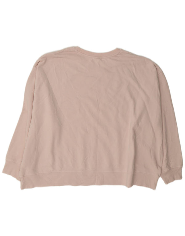 Levi's Womens Sweatshirt Jumper UK 24 4XL Pink Cotton