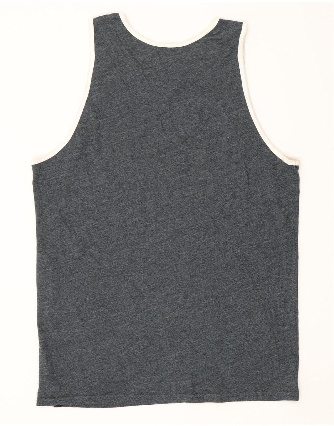 HURLEY Mens Premium Fit Graphic Vest Top Small Grey Flecked Cotton