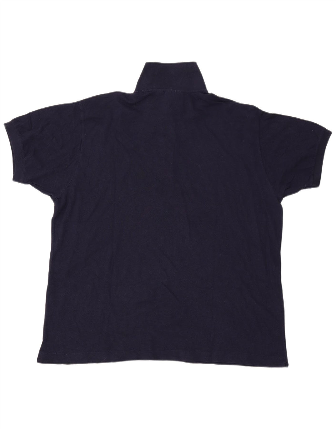 LACOSTE Mens Classic Fit Polo Shirt Size 8 3XL Navy Blue Cotton