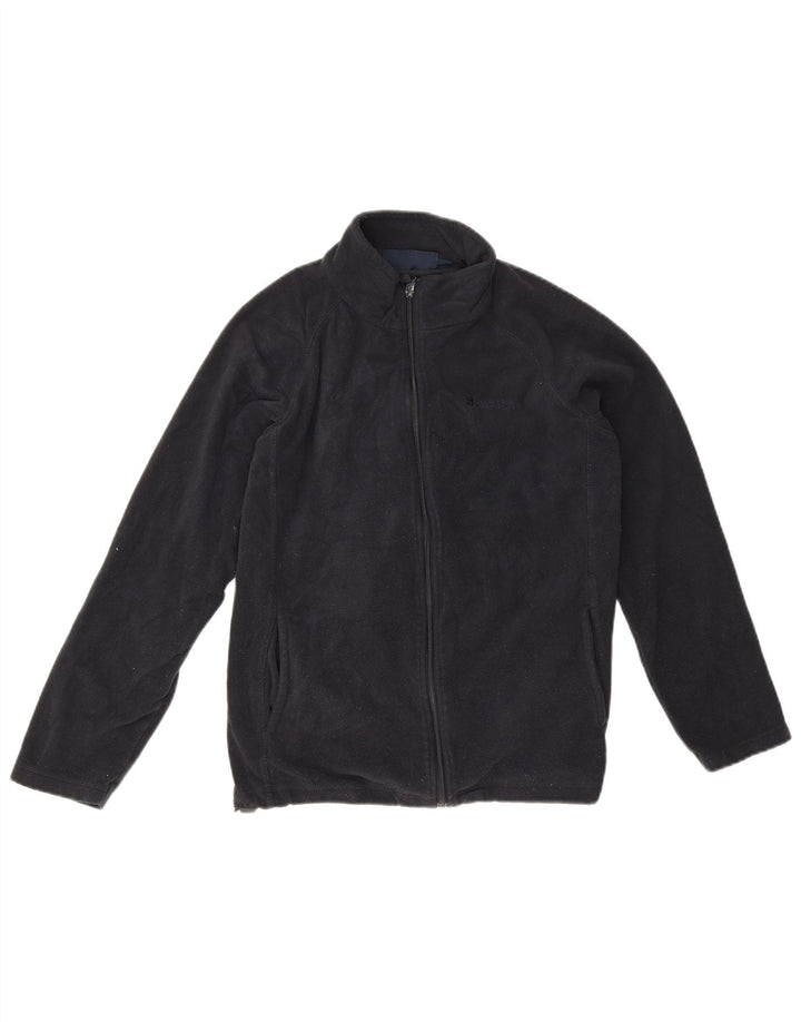 Mountain Warehouse Womens Fleece Jacket UK 12 Medium Black Polyester