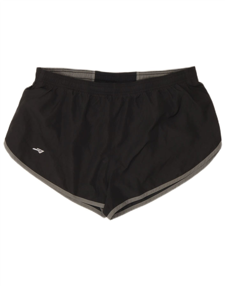 Crane Mens Sport Shorts XL Black Colourblock