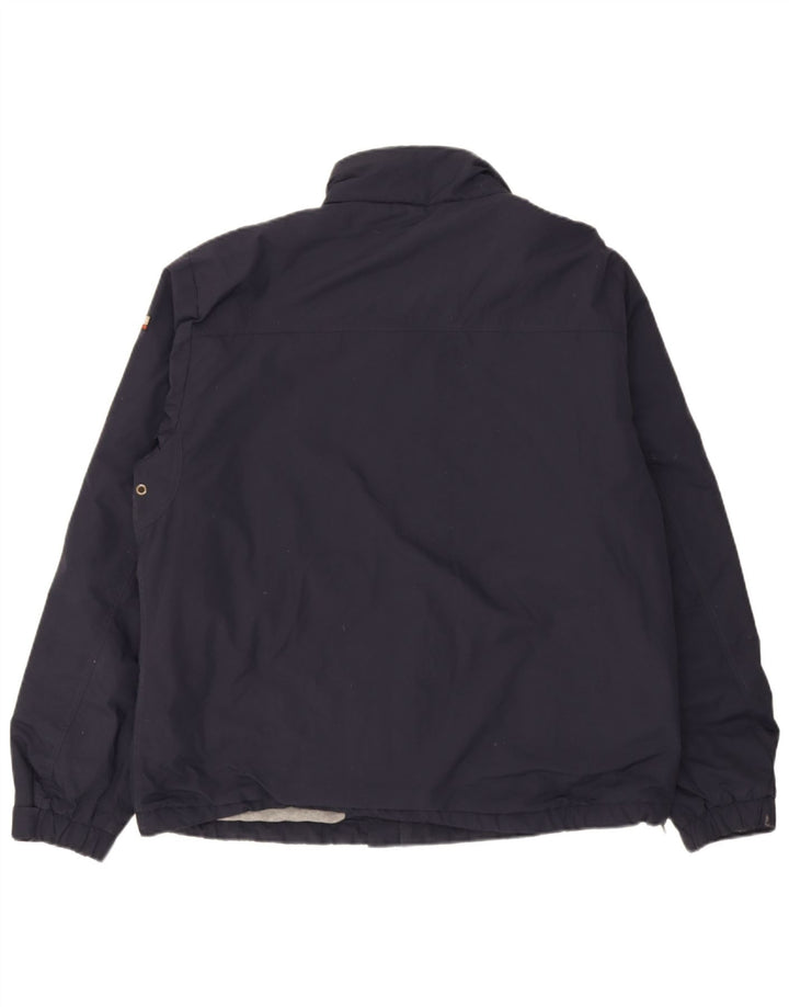 Napapijri Mens Bomber Jacket UK 44 2XL Navy Blue